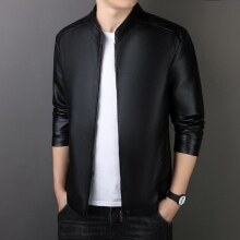 Chaqueta de Cuero PU para Hombre - Estilo Urbano Moderno - Image 6