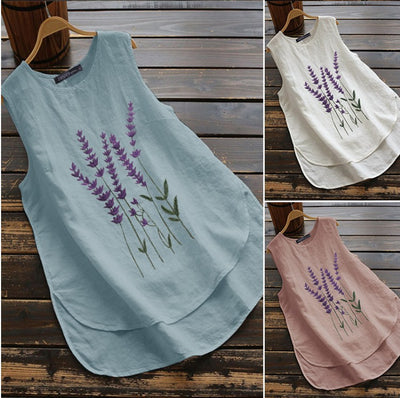 Chaleco Casual de Lino y Algodón con Bordado para Mujer - Image 8