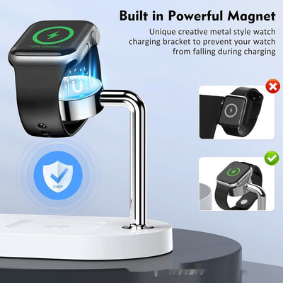 Cargador Magnético Vertical 3 en 1 Inalámbrico Portátil - Image 10
