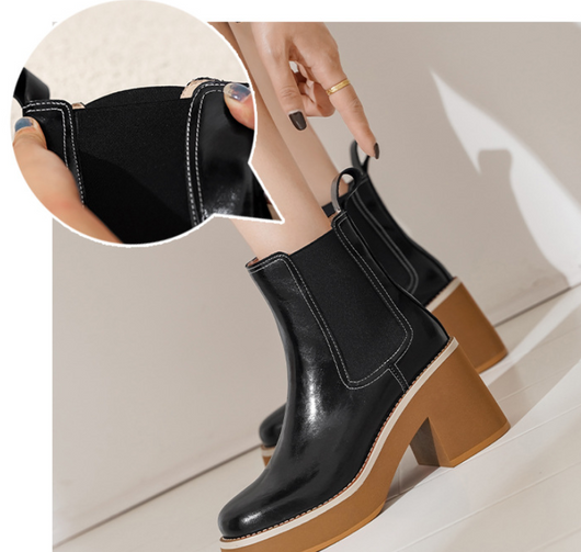 Botines Cortos de Tacón Alto para Mujer - Image 12