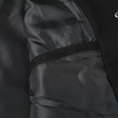 Chaqueta Bomber Retro Americana con Bordados y Costuras Artesanales - Image 25