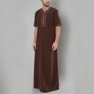 Túnica Suelta Casual para Hombre de Estilo Musulmán - Image 4