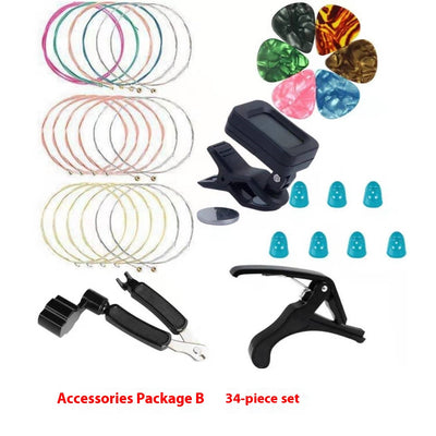 Kit Completo de Accesorios para Guitarra - Púas, Cuerdas y Estuche - Image 31