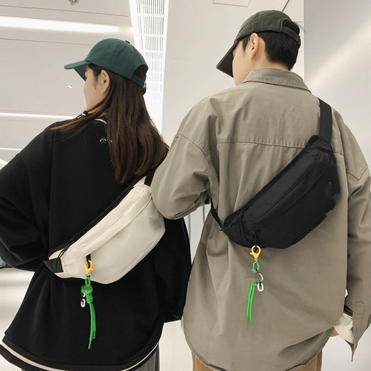Bolsa Pecho Hombre Diseño Liso Versátil
