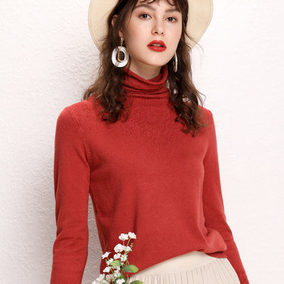 Suéter Cuello Alto Texturizado Oversize - Image 13