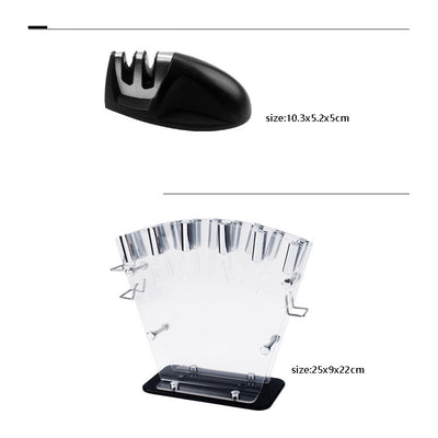 Juego Completo de 17 Cuchillos de Acero Inoxidable para Cocina - Image 9