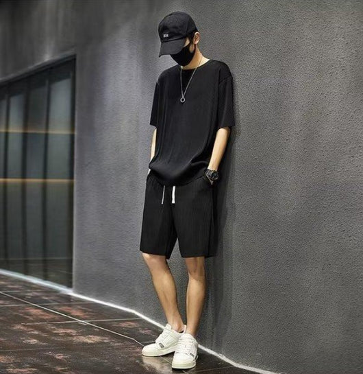 Conjunto Deportivo Hombre Verano: Playera y Shorts Ligeros de Secado Rápido - Image 5