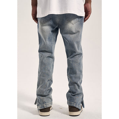 Jeans Rotos con Cortes 3D y Cierre Lateral - Image 4