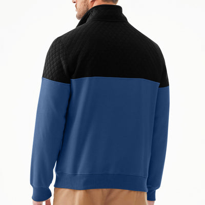 Sudadera con Capucha Color Block Casual para Hombre - Image 27