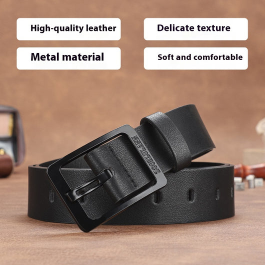 Cinturón Casual con Hebilla de Pasador para Hombre - Image 3