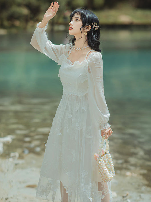Vestido Blanco con Moño 3D - Colección Super Fairy - Image 7