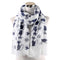Printed Scarf with Black Cats - Modern and Versatile Design