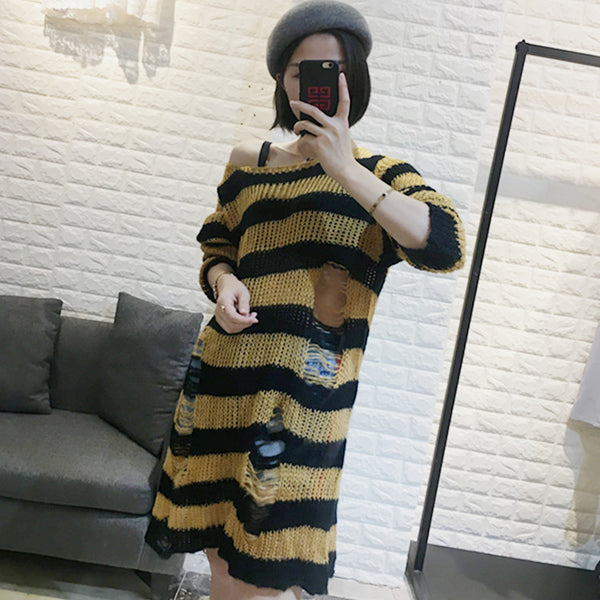 Suéter Mohair Otoño Estilo Coreano Holgado y Confortable
