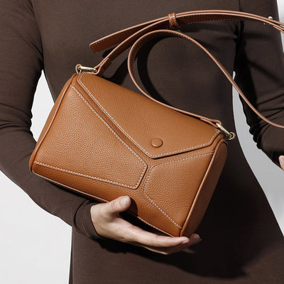 Bolso Crossbody de Cuero Genuino para Mujer - Piel de Vaca Premium - Image 4
