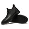 Botas Altas Casuales de Cuero Genuino Negro para Hombre