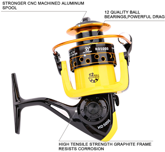 Carrete de Pesca Metálico King - Profesional y Duradero - Image 5