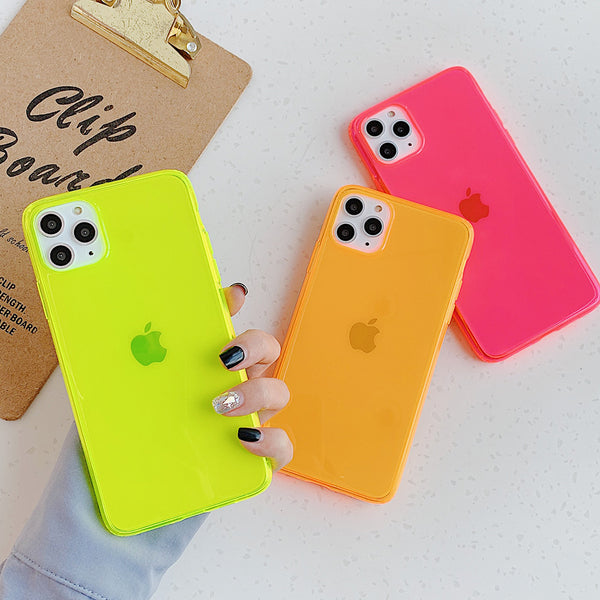 Funda Protectora Fluorescente Antigolpes para Celular