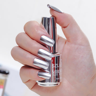 Esmalte de Uñas Efecto Espejo Acero Inoxidable - Image 15