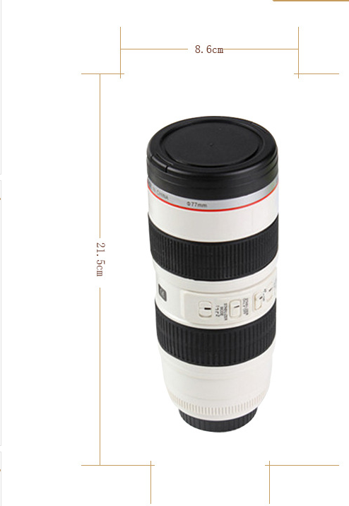 Taza Térmica Diseño Lente de Cámara - Vaso Aislante Acero Inoxidable - Image 5