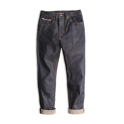 Jeans Vintage Raw Workwear Chieryuan - Denim Resistente y Auténtico - Image 4