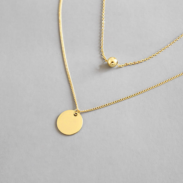 Collar de Plata 925 Geométrico Redondo para Mujer - Image 5