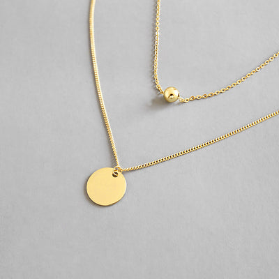 Collar de Plata 925 Geométrico Redondo para Mujer - Image 5