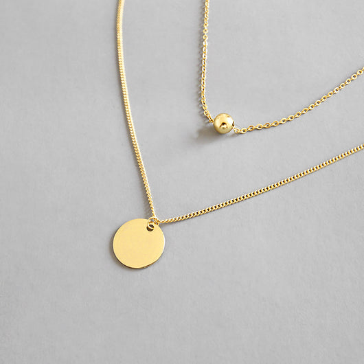 Collar de Plata 925 Geométrico Redondo para Mujer - Image 5