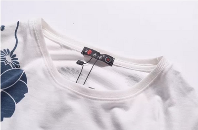 Playera Manga Corta con Calamar Bordado - Image 8