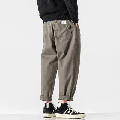 Overoles Retro Talla Grande para Hombre - Estilo Suelto y Versátil - Image 7