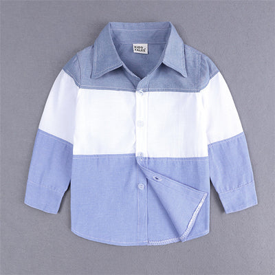 Conjunto Infantil: Camisa Manga Larga + Jeans Rotos para Primavera y Otoño - Image 4