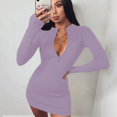 Vestido Urbano para Mujer con Detalles de Cierre y Bolsillos - Image 4