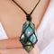 Colgante de Labradorita Natural - Piedra de Protección y Energía