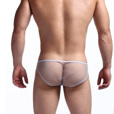 Calzoncillos Tipo Boxer de Malla Transparente Cintura Baja para Hombre - Image 3