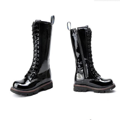 Botas Martin de Cuero Charol Altas para Hombre - Estilo Premium - Image 4
