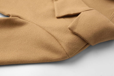 Chaqueta de Lana con Solapa Slim y Cinturón Integrado - Image 17