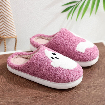 Pantuflas de Algodón Fantasma Halloween Púrpura - Image 2