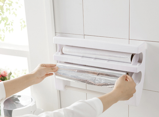 Organizador de Cocina Multiusos con Cortador de Film Adhesivo y Portarrollos - Image 6