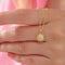 Collar Colgante Sol en Plata 925 Chapada en Oro con Circonita Blanca