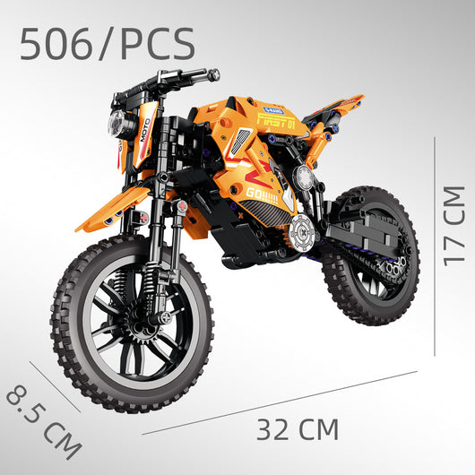 Bloques de Construcción Moto - Puzzle Educativo para Niños - Image 4