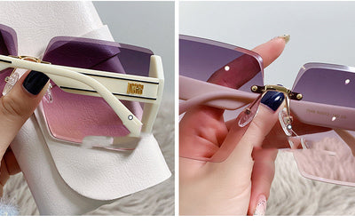 Gafas de Sol Cuadradas Coreanas con Protección UV - Image 9