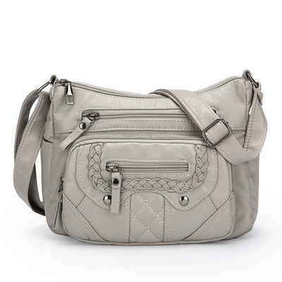 Bolsa Mensajera de Cuero Suave con Textura Avanzada - Image 9
