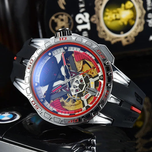 Reloj de Silicona Hueca con Esfera Grande y Redonda - Image 15