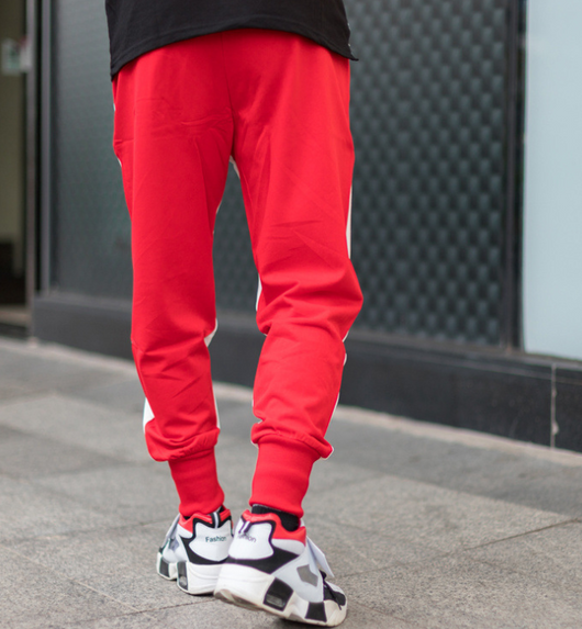 Pantalones Hip-Hop Casual Estilo Urbano con Estampado Moderno - Image 5