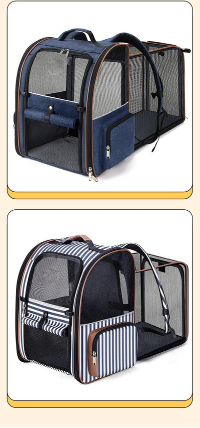 Bolsa Transportadora Extensible para Perros Pequeños con Ventilación - Image 18