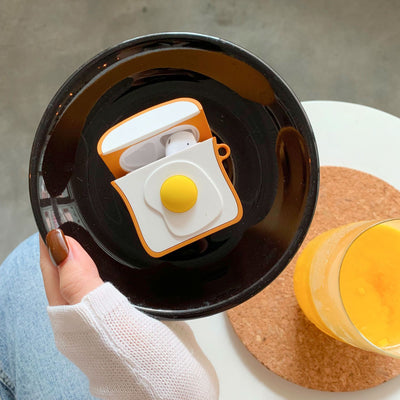 Funda para AirPods Desayuno Huevo Tostada Compatible con Apple - Image 4
