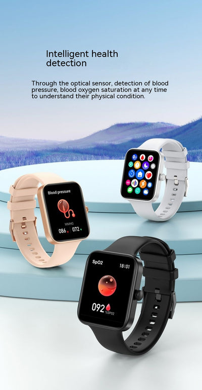 Reloj Inteligente P63 con Monitoreo de Oxígeno y Presión Arterial - Image 11