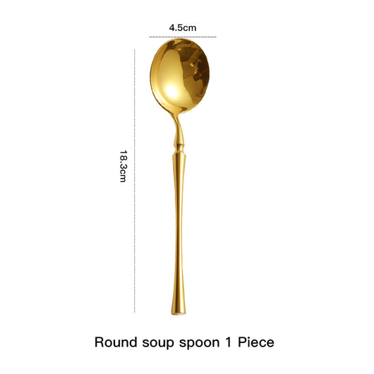Juego de 4 Piezas de Cubertería de Acero Inoxidable para Carnes - Image 16