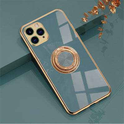 Funda de Silicona Premium para iPhone 12, 12 Pro, 12 mini, 11 Pro Max - Protección Elegante con Acabado Metalizado - Image 7