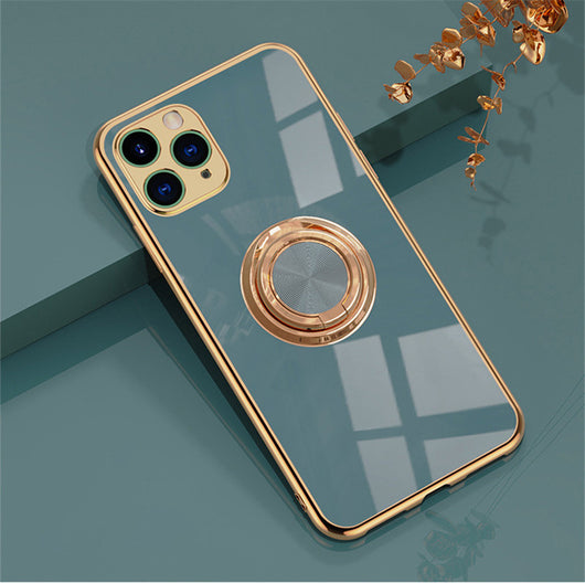 Funda de Silicona Premium para iPhone 12, 12 Pro, 12 mini, 11 Pro Max - Protección Elegante con Acabado Metalizado - Image 7