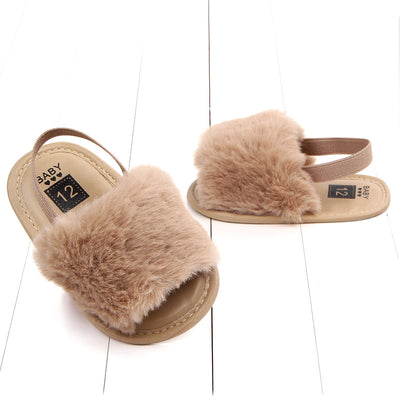 Sandalias para bebé multicolor con suela suave y elástico cómodo - Image 4